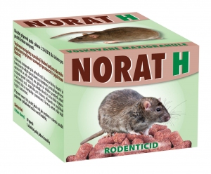 Norat H - voskované maxigranule pro hubení potkanů 